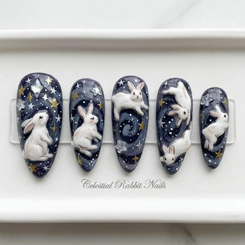 press on nails, custom press on nails, fake nails, Nails Art, stained glass nails, gold press on nails, 3d press on nails, luxury press on nails, handmade press on nails