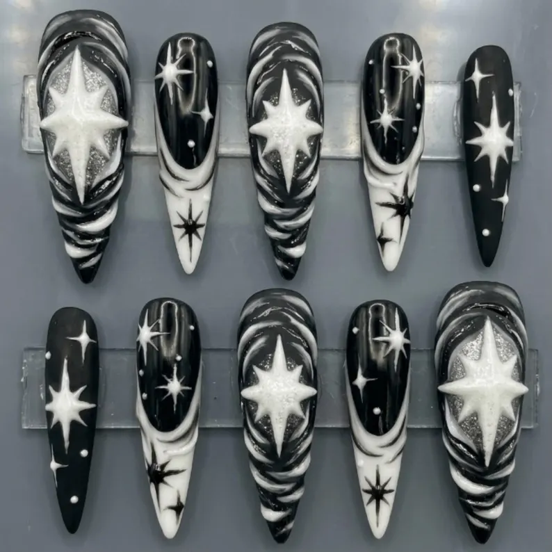 press on nails, custom press on nails, fake nails, Nails Art, stained glass nails, gold press on nails, 3d press on nails, luxury press on nails, handmade press on nails