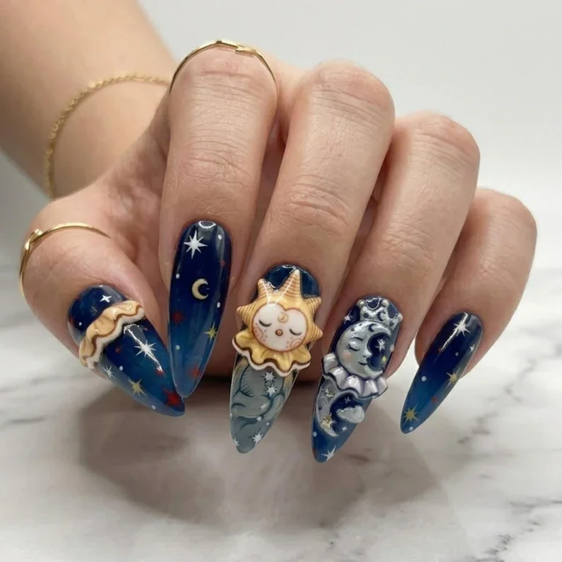press on nails, custom press on nails, fake nails, Nails Art, stained glass nails, gold press on nails, 3d press on nails, luxury press on nails, handmade press on nails