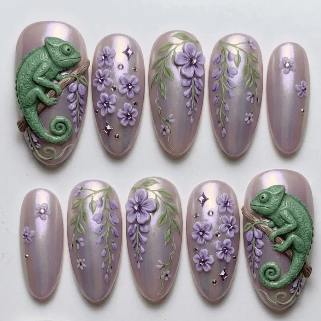 press on nails, custom press on nails, fake nails, Nails Art, stained glass nails, gold press on nails, 3d press on nails, luxury press on nails, handmade press on nails