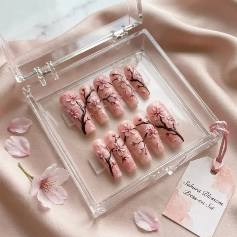 press on nails, custom press on nails, fake nails, Nails Art, stained glass nails, gold press on nails, 3d press on nails, luxury press on nails, handmade press on nails