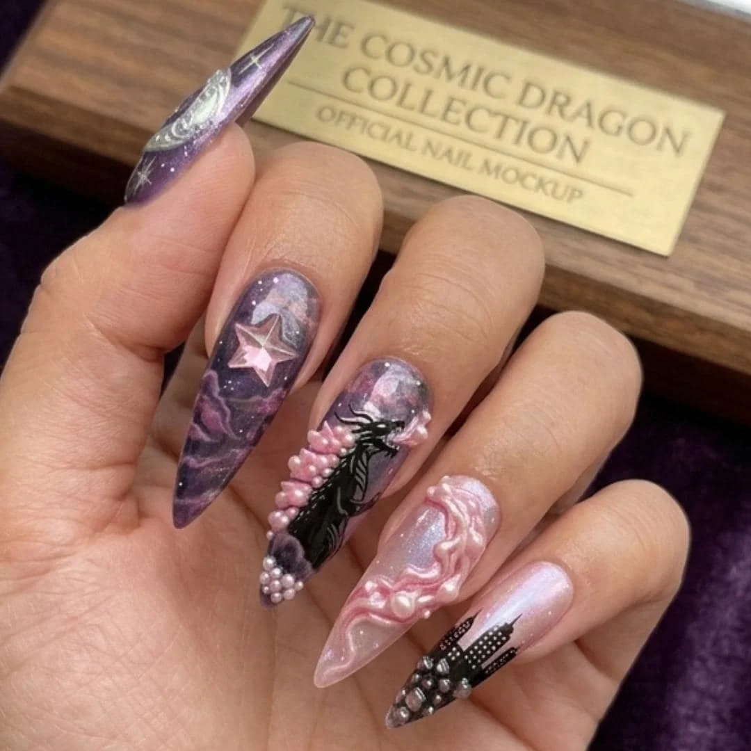 press on nails, custom press on nails, fake nails, Nails Art, stained glass nails, gold press on nails, 3d press on nails, luxury press on nails, handmade press on nails