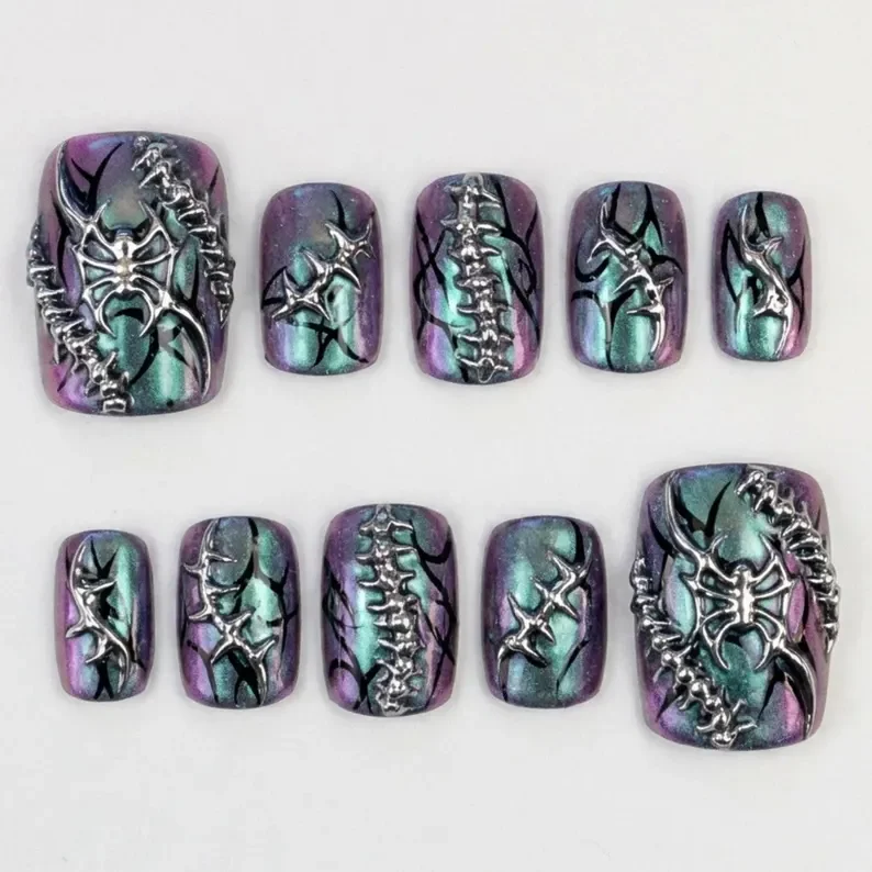 press on nails, custom press on nails, fake nails, Nails Art, stained glass nails, gold press on nails, 3d press on nails, luxury press on nails, handmade press on nails