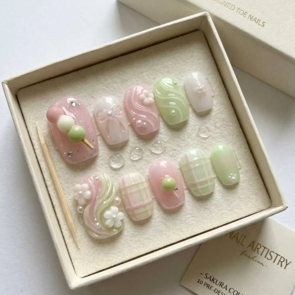 Kawaii Gel Nails, Japanese Nail Art, press on nails, custom press on nails, fake nails, Nails Art, stained glass nails, gold press on nails, 3d press on nails, luxury press on nails, handmade press on nails