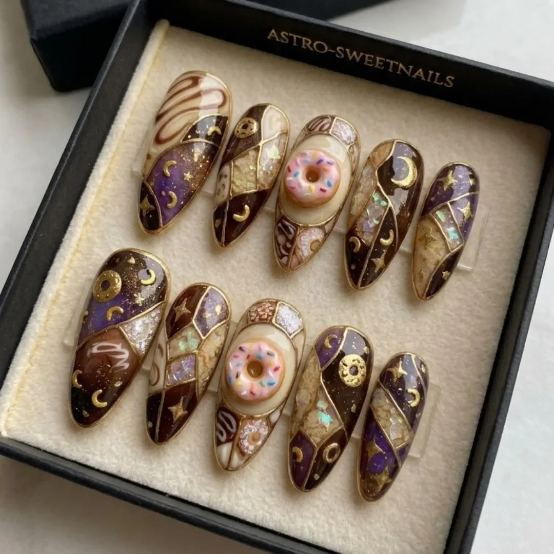 press on nails, custom press on nails, fake nails, Nails Art, stained glass nails, gold press on nails, 3d press on nails, luxury press on nails, handmade press on nails