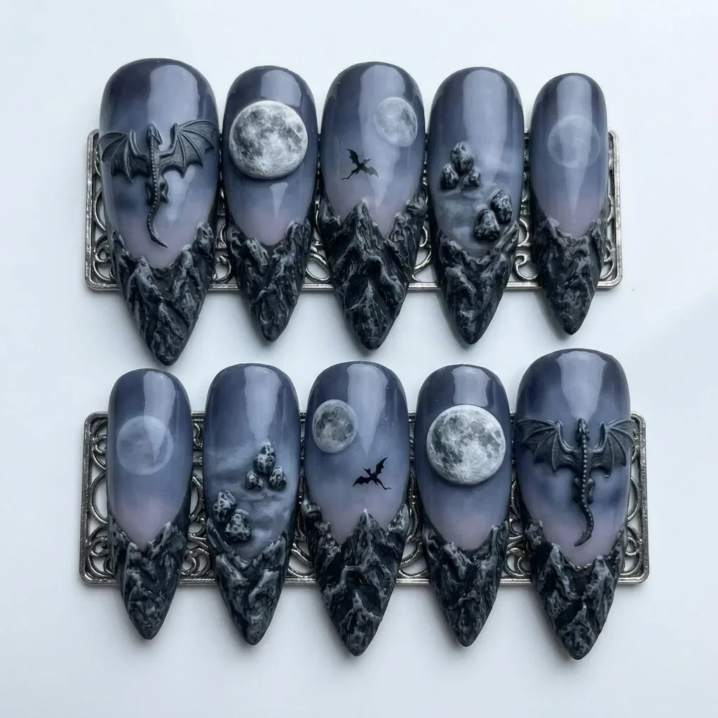 press on nails, custom press on nails, fake nails, Nails Art, stained glass nails, gold press on nails, 3d press on nails, luxury press on nails, handmade press on nails