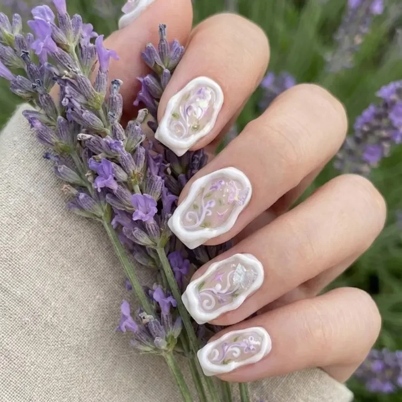 press on nails, custom press on nails, fake nails, Nails Art, stained glass nails, gold press on nails, 3d press on nails, luxury press on nails, handmade press on nails
