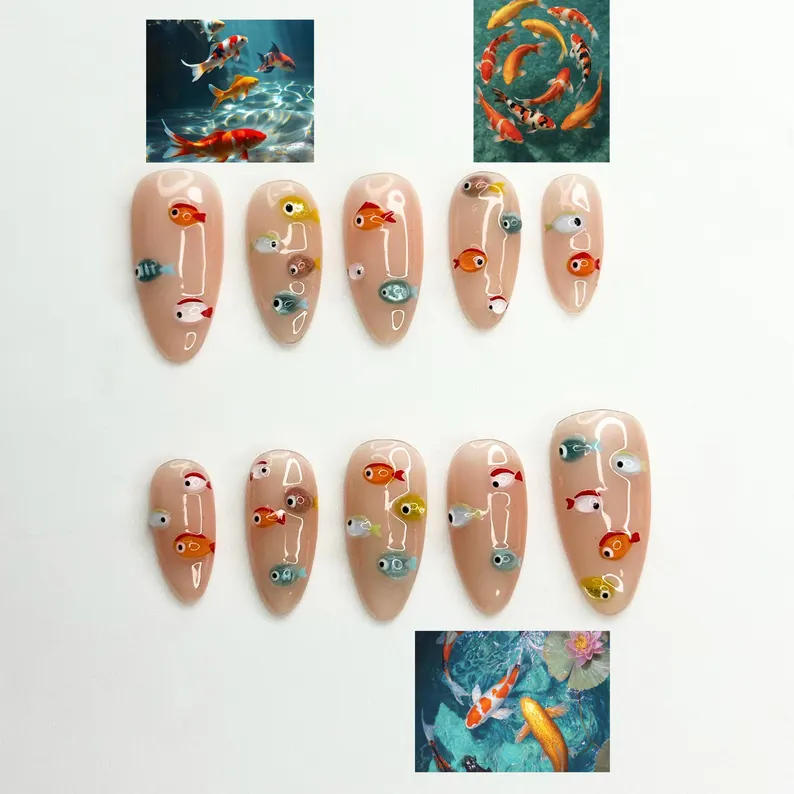 press on nails, custom press on nails, fake nails, Nails Art, stained glass nails, gold press on nails, 3d press on nails, luxury press on nails, handmade press on nails