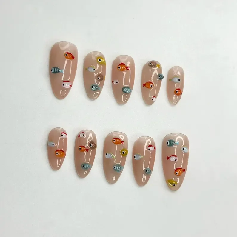 press on nails, custom press on nails, fake nails, Nails Art, stained glass nails, gold press on nails, 3d press on nails, luxury press on nails, handmade press on nails