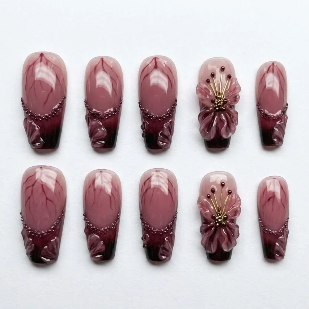 press on nails, custom press on nails, fake nails, Nails Art, stained glass nails, gold press on nails, 3d press on nails, luxury press on nails, handmade press on nails