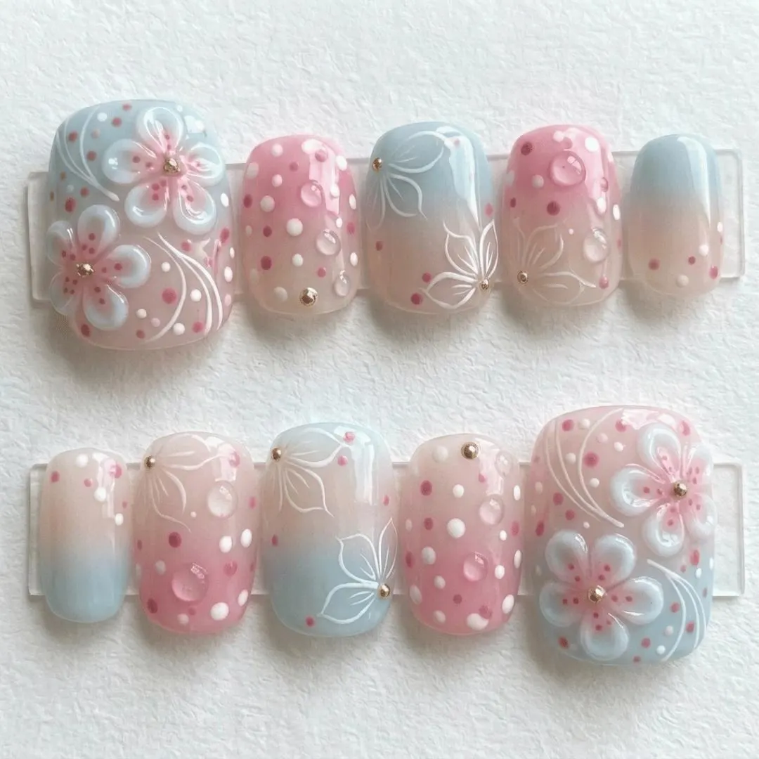 press on nails, custom press on nails, fake nails, Nails Art, stained glass nails, gold press on nails, 3d press on nails, luxury press on nails, handmade press on nails