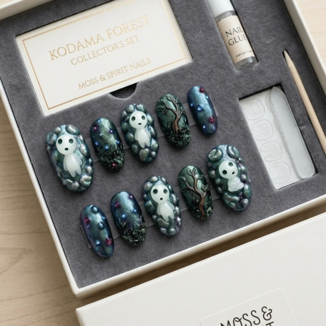Luxury False Nails, Hand Sculpted Nails, press on nails, custom press on nails, fake nails, Nails Art, stained glass nails, gold press on nails, 3d press on nails, luxury press on nails, handmade press on nails