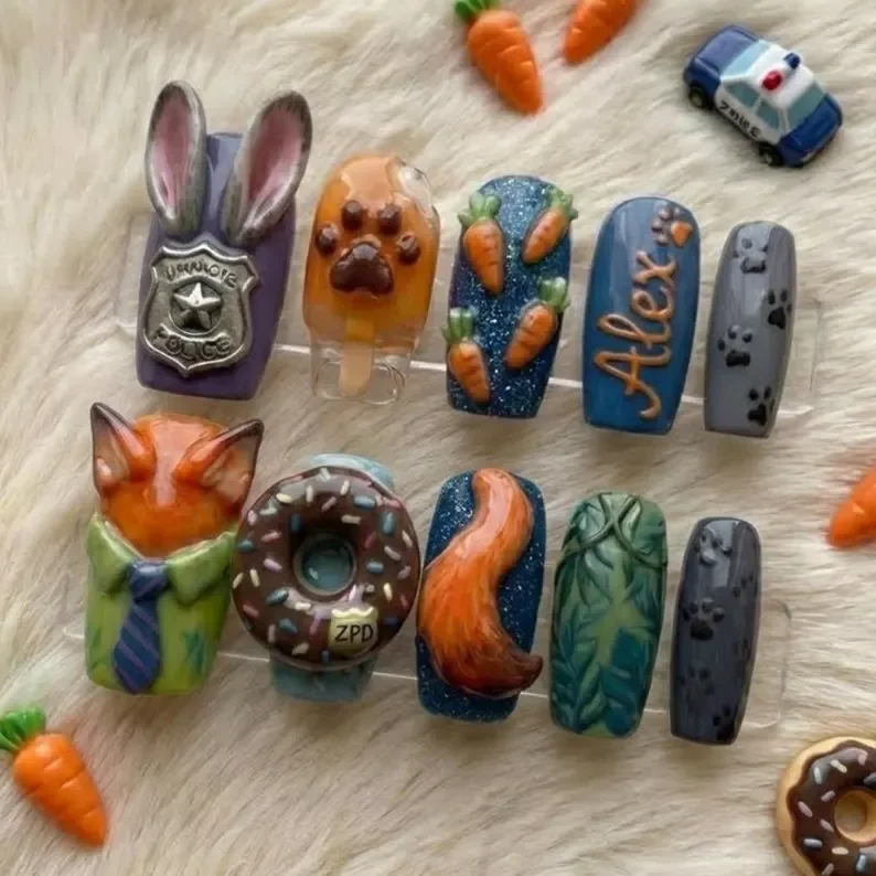 3D press on nails, custom name nails, press on nails, custom press on nails, fake nails, Nails Art, stained glass nails, gold press on nails, 3d press on nails, luxury press on nails, handmade press on nails