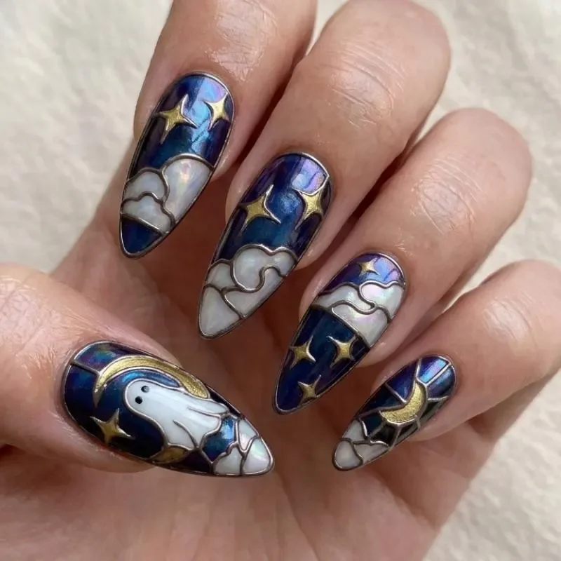 press on nails, custom press on nails, fake nails, Nails Art, stained glass nails, gold press on nails, 3d press on nails, luxury press on nails, handmade press on nails