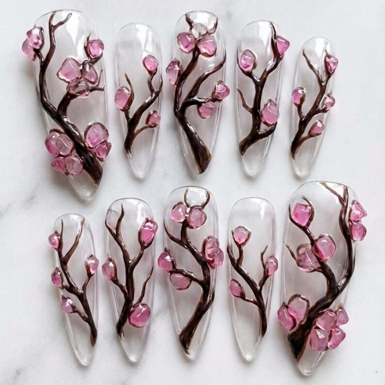 Press On Nails, Hand Sculpted Nails, press on nails, custom press on nails, fake nails, Nails Art, stained glass nails, gold press on nails, 3d press on nails, luxury press on nails, handmade press on nails