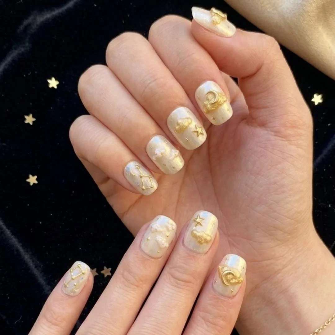 press on nails, custom press on nails, fake nails, Nails Art, stained glass nails, gold press on nails, 3d press on nails, luxury press on nails, handmade press on nails