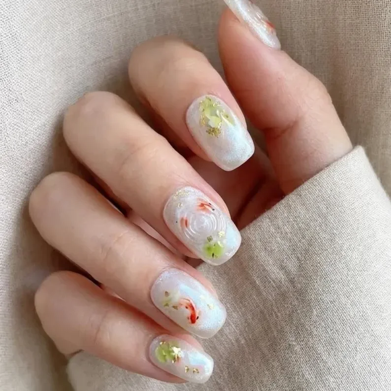 press on nails, cat eye nail art, custom press on nails, fake nails, Nails Art, stained glass nails, gold press on nails, 3d press on nails, luxury press on nails, handmade press on nails