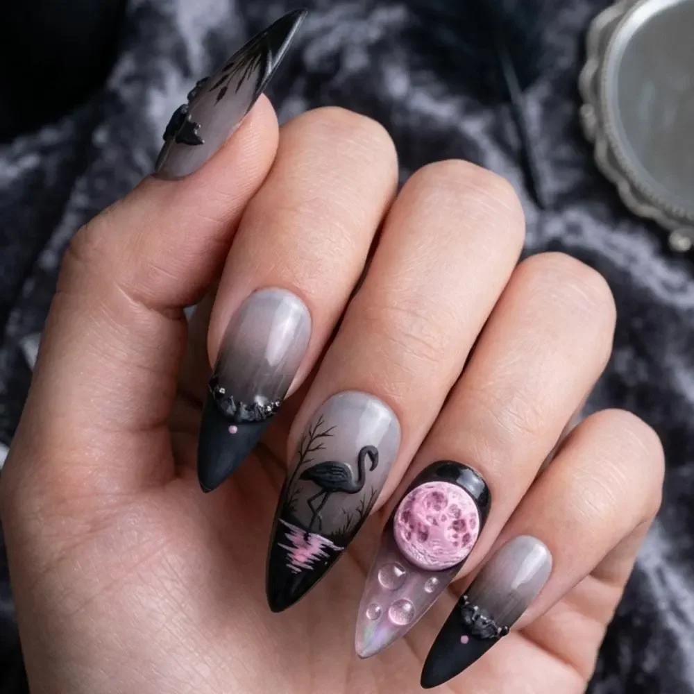 press on nails, custom press on nails, fake nails, Nails Art, stained glass nails, gold press on nails, 3d press on nails, luxury press on nails, handmade press on nails