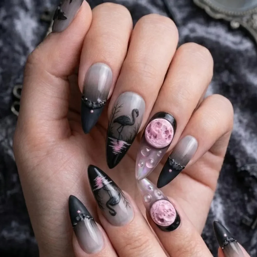 press on nails, custom press on nails, fake nails, Nails Art, stained glass nails, gold press on nails, 3d press on nails, luxury press on nails, handmade press on nails