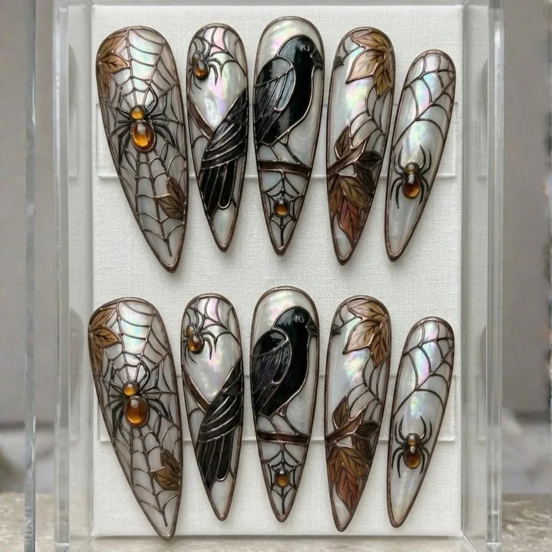 press on nails, custom press on nails, fake nails, Nails Art, stained glass nails, gold press on nails, 3d press on nails, luxury press on nails, handmade press on nails