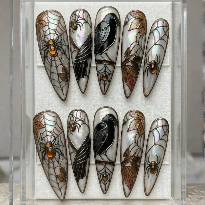 press on nails, custom press on nails, fake nails, Nails Art, stained glass nails, gold press on nails, 3d press on nails, luxury press on nails, handmade press on nails