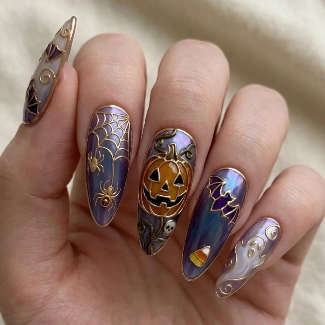 press on nails, custom press on nails, fake nails, Nails Art, stained glass nails, gold press on nails, 3d press on nails, luxury press on nails, handmade press on nails