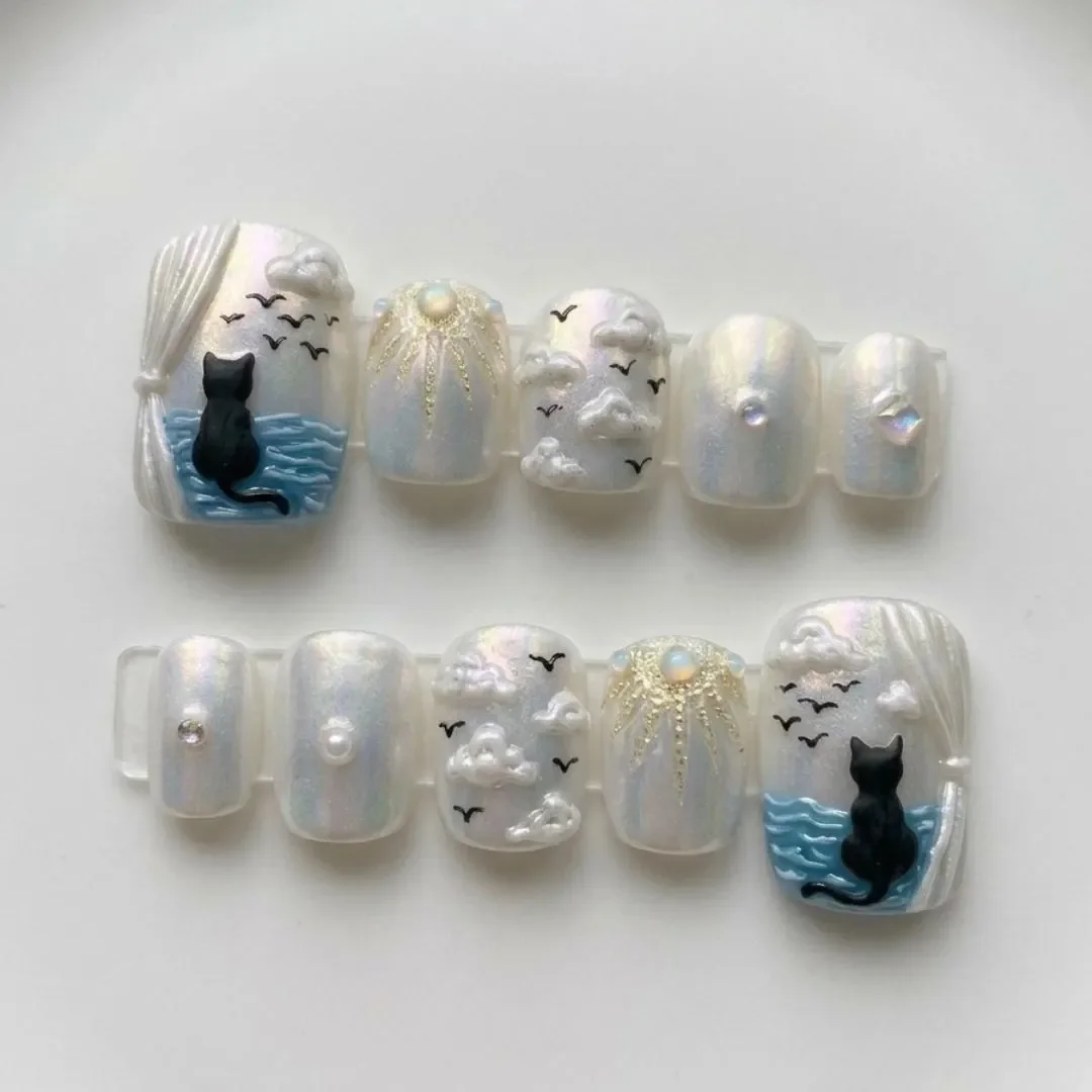 press on nails, custom press on nails, fake nails, Nails Art, stained glass nails, gold press on nails, 3d press on nails, luxury press on nails, handmade press on nails