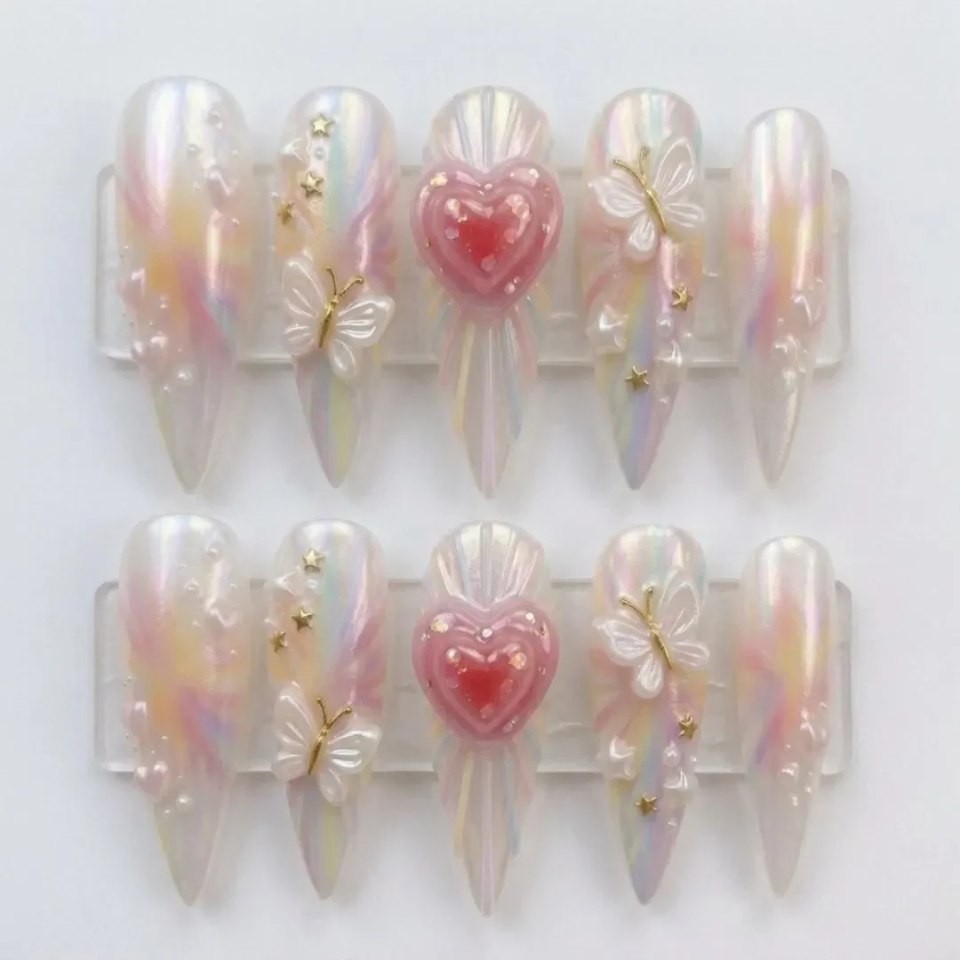 press on nails, custom press on nails, fake nails, Nails Art, stained glass nails, gold press on nails, 3d press on nails, luxury press on nails, handmade press on nails