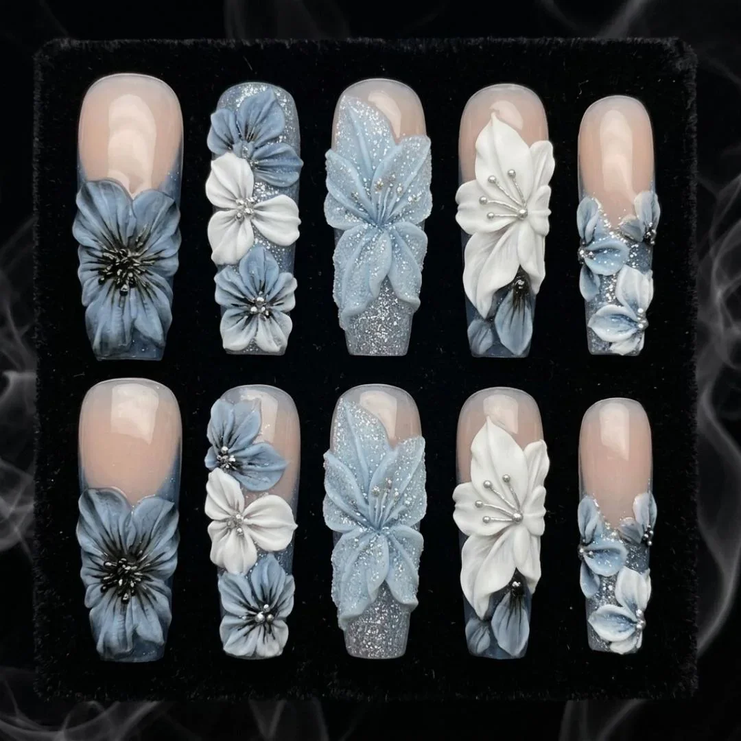 press on nails, custom press on nails, fake nails, Nails Art, stained glass nails, gold press on nails, 3d press on nails, luxury press on nails, handmade press on nails