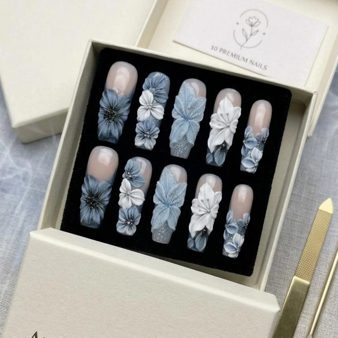 press on nails, custom press on nails, fake nails, Nails Art, stained glass nails, gold press on nails, 3d press on nails, luxury press on nails, handmade press on nails