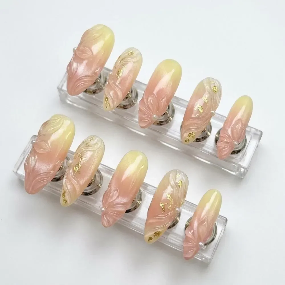 press on nails, custom press on nails, fake nails, Nails Art, stained glass nails, gold press on nails, 3d press on nails, luxury press on nails, handmade press on nails