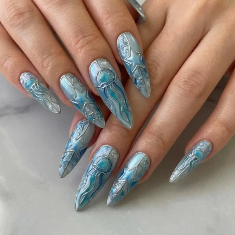 press on nails, custom press on nails, fake nails, Nails Art, stained glass nails, gold press on nails, 3d press on nails, luxury press on nails, handmade press on nails