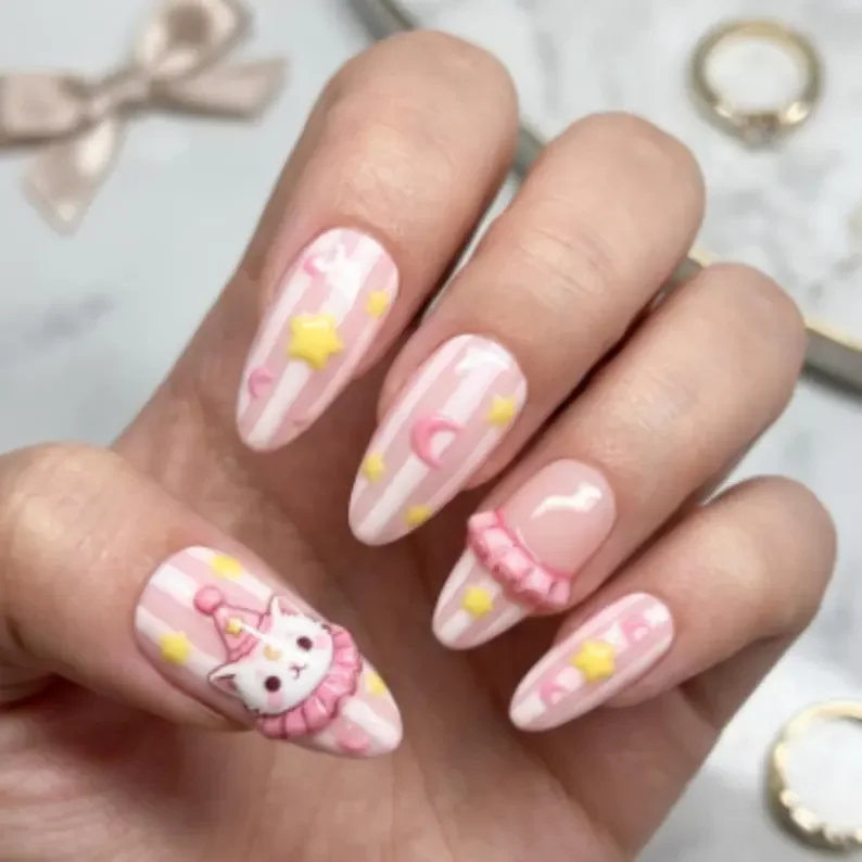 press on nails, custom press on nails, fake nails, Nails Art, stained glass nails, gold press on nails, 3d press on nails, luxury press on nails, handmade press on nails