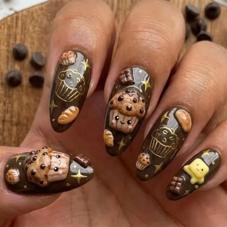 press on nails, custom press on nails, fake nails, Nails Art, stained glass nails, gold press on nails, 3d press on nails, luxury press on nails, handmade press on nails
