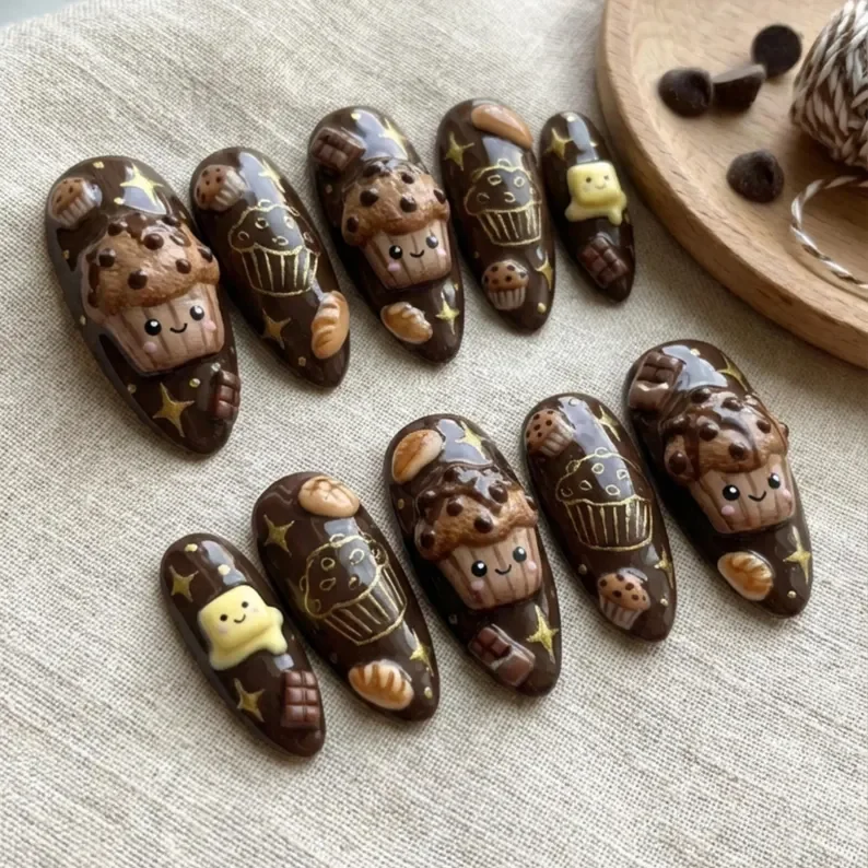 press on nails, custom press on nails, fake nails, Nails Art, stained glass nails, gold press on nails, 3d press on nails, luxury press on nails, handmade press on nails