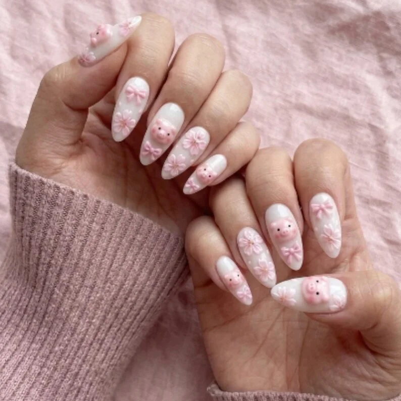 press on nails, custom press on nails, fake nails, Nails Art, stained glass nails, gold press on nails, 3d press on nails, luxury press on nails, handmade press on nails