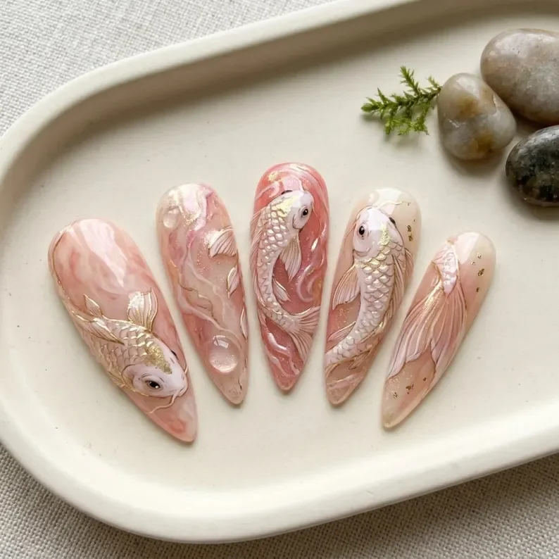 press on nails, custom press on nails, fake nails, Nails Art, stained glass nails, gold press on nails, 3d press on nails, luxury press on nails, handmade press on nails