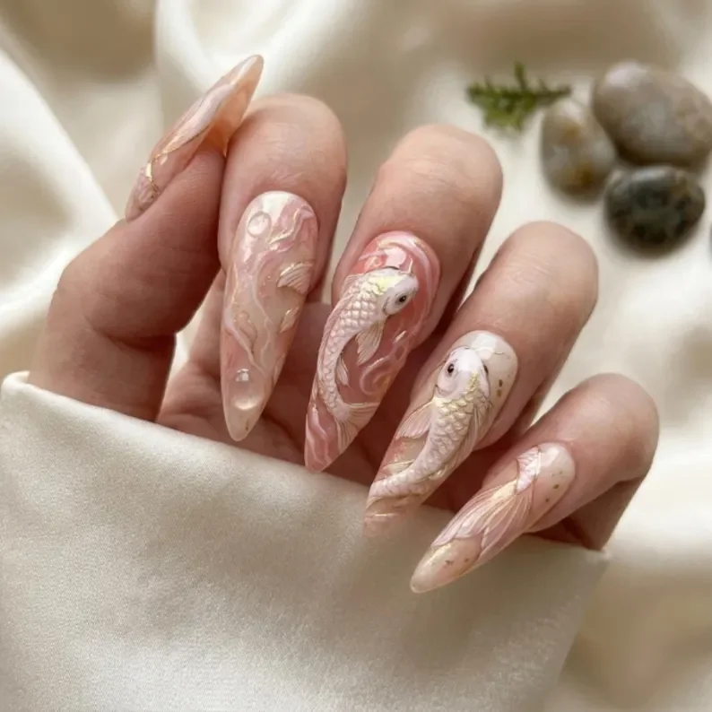 press on nails, custom press on nails, fake nails, Nails Art, stained glass nails, gold press on nails, 3d press on nails, luxury press on nails, handmade press on nails