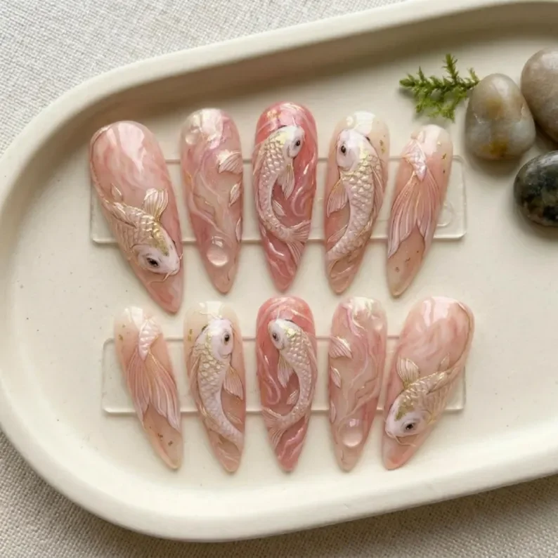 press on nails, custom press on nails, fake nails, Nails Art, stained glass nails, gold press on nails, 3d press on nails, luxury press on nails, handmade press on nails