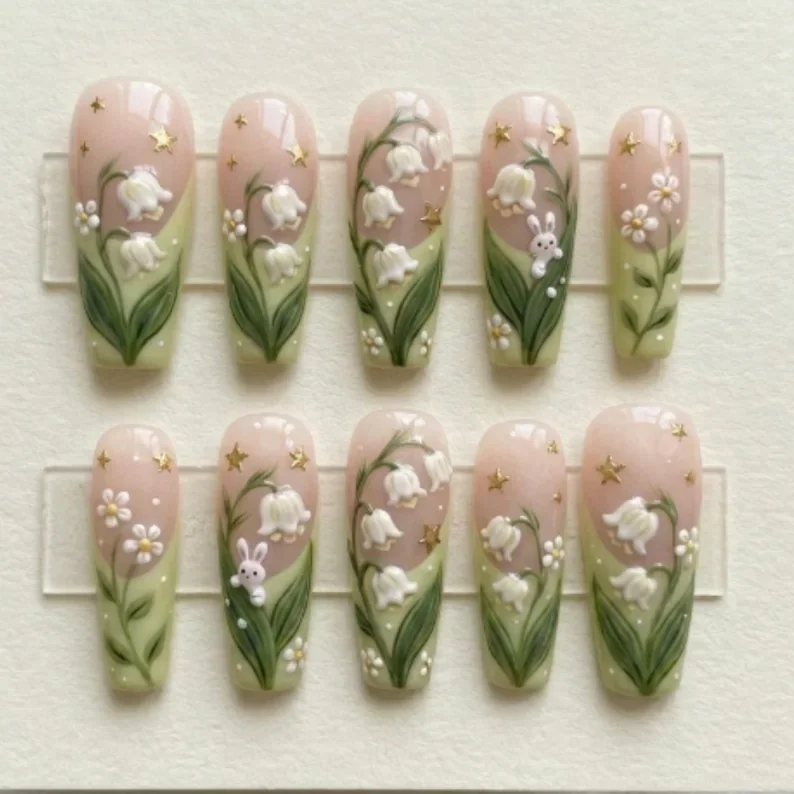 press on nails, custom press on nails, fake nails, Nails Art, stained glass nails, gold press on nails, 3d press on nails, luxury press on nails, handmade press on nails