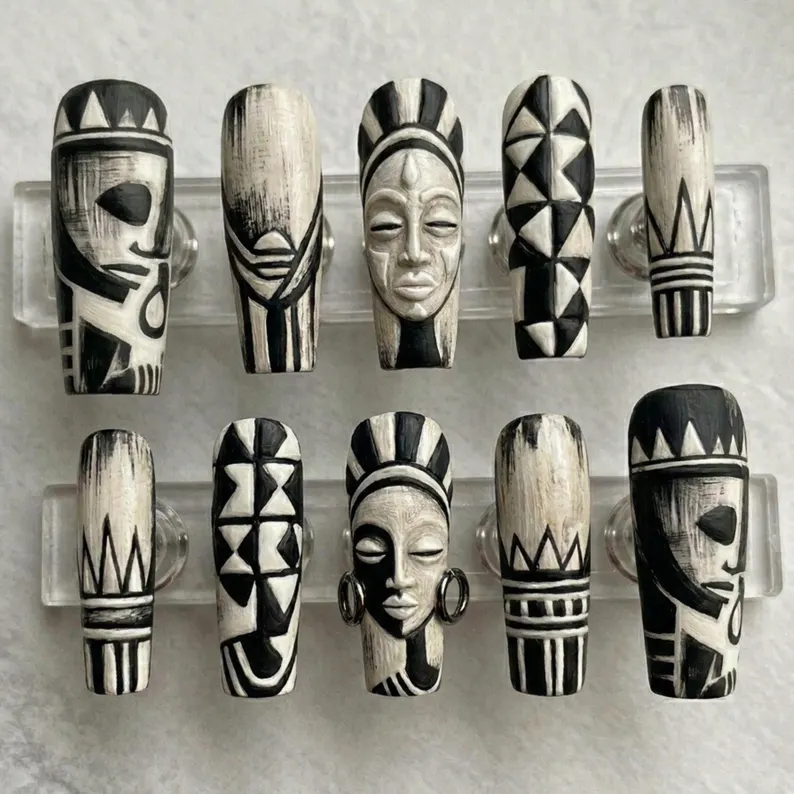 press on nails, custom press on nails, fake nails, Nails Art, stained glass nails, gold press on nails, 3d press on nails, luxury press on nails, handmade press on nails