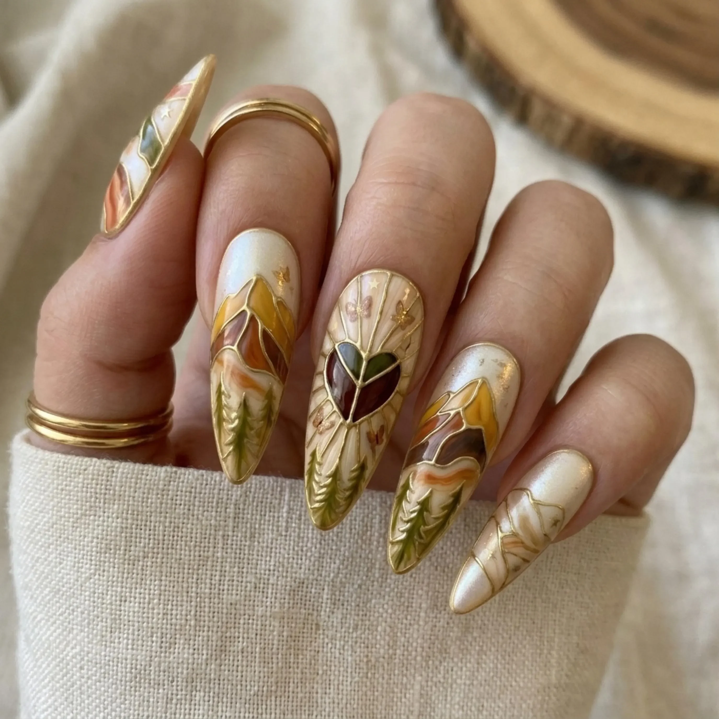 press on nails, custom press on nails, fake nails, Nails Art, stained glass nails, gold press on nails, 3d press on nails, luxury press on nails, handmade press on nails