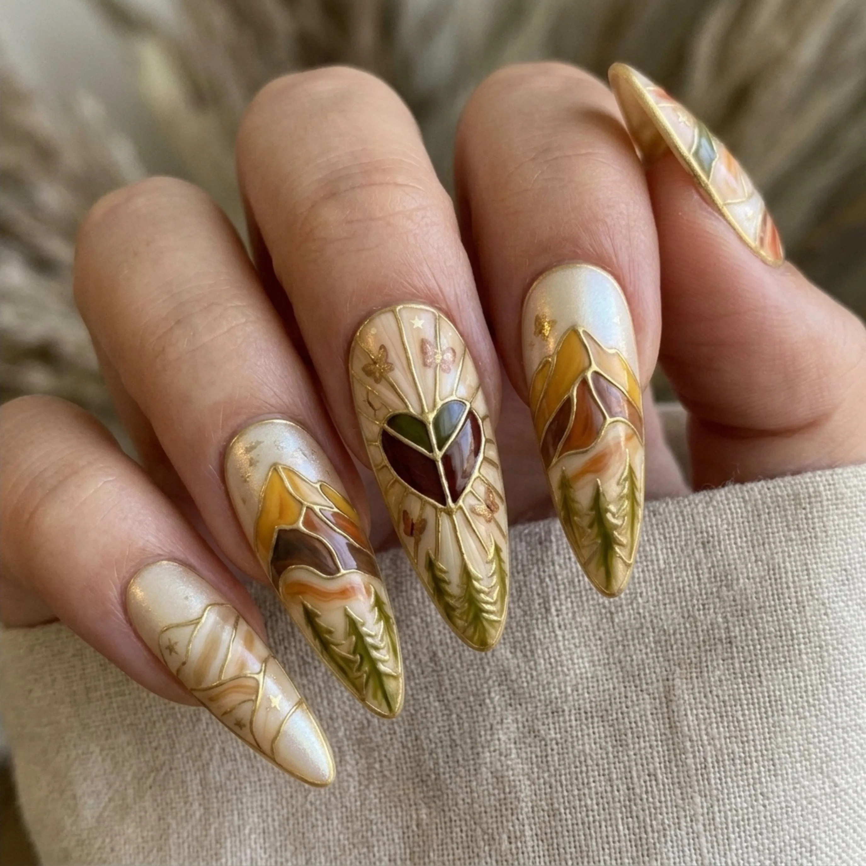 press on nails, custom press on nails, fake nails, Nails Art, stained glass nails, gold press on nails, 3d press on nails, luxury press on nails, handmade press on nails