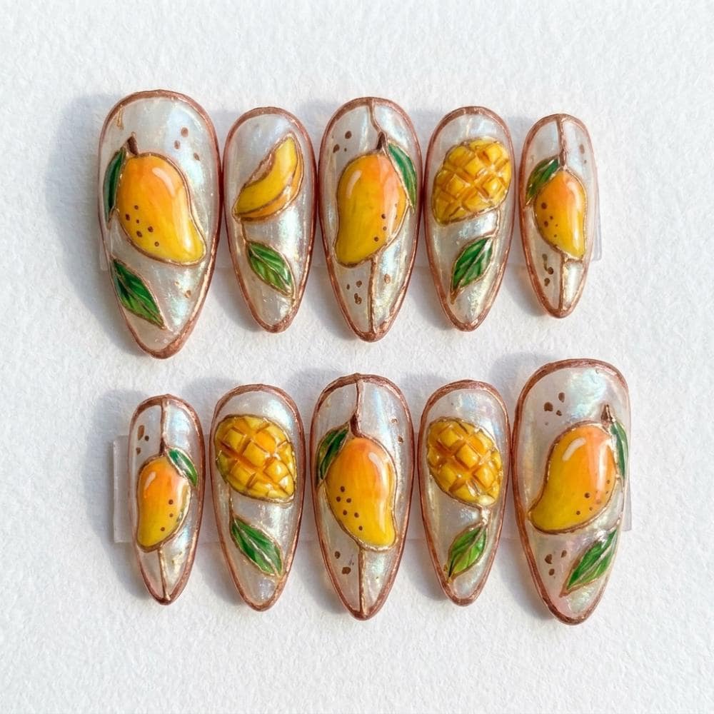 press on nails, custom press on nails, fake nails, Nails Art, stained glass nails, gold press on nails, 3d press on nails, luxury press on nails, handmade press on nails