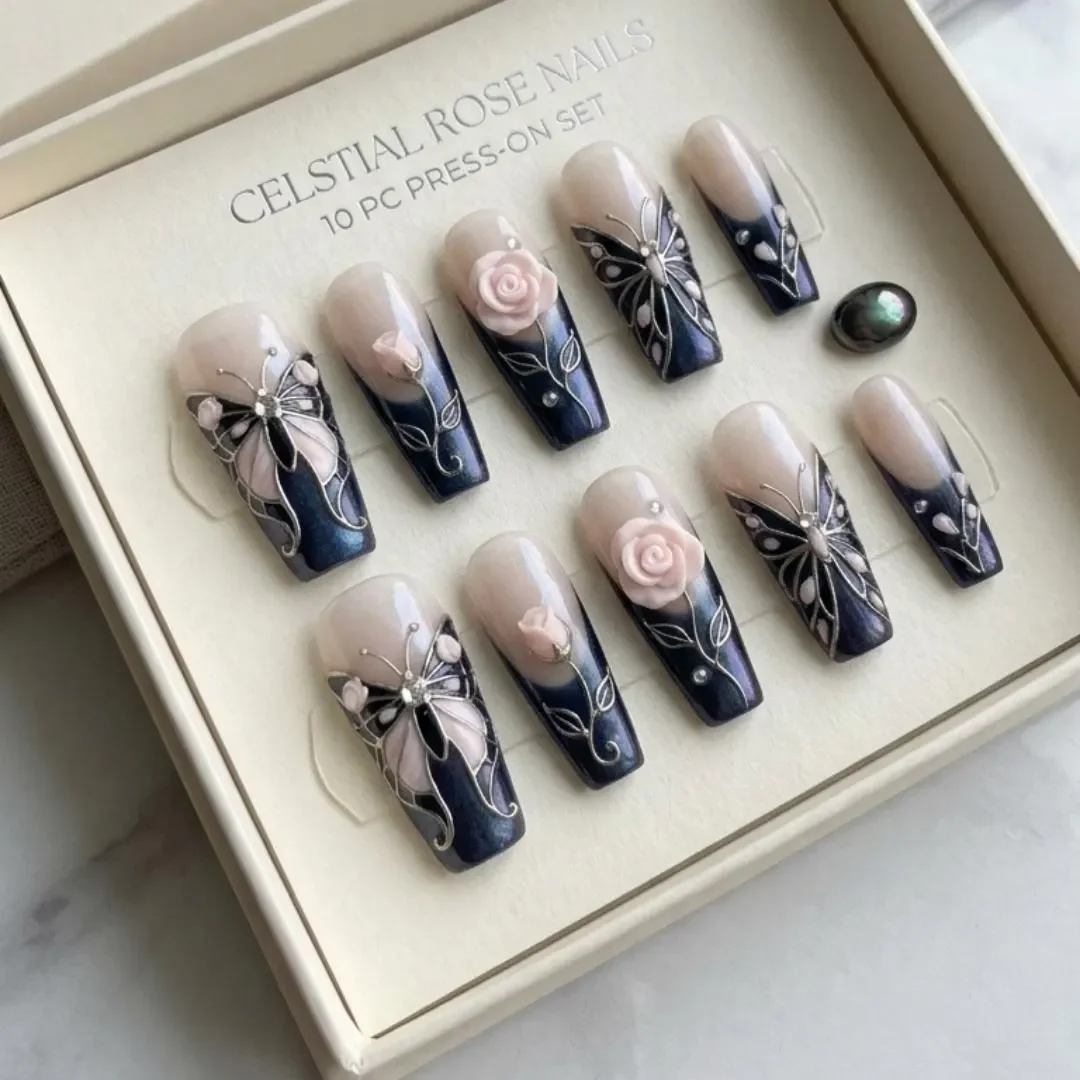 press on nails, custom press on nails, fake nails, Nails Art, stained glass nails, gold press on nails, 3d press on nails, luxury press on nails, handmade press on nails