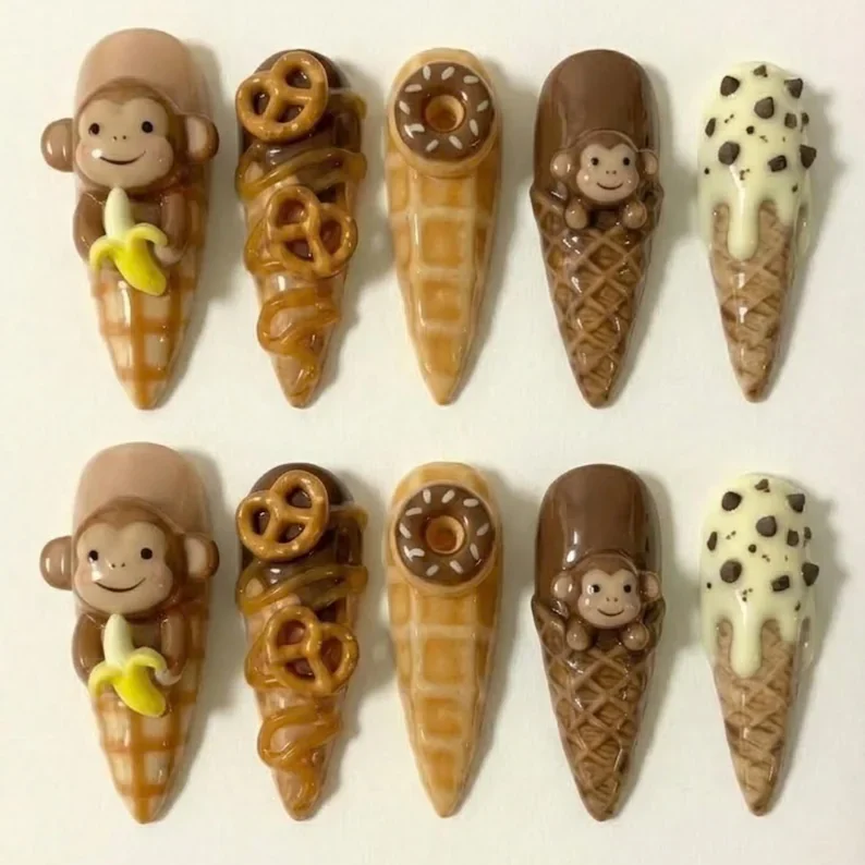 press on nails, custom press on nails, fake nails, Nails Art, stained glass nails, gold press on nails, 3d press on nails, luxury press on nails, handmade press on nails