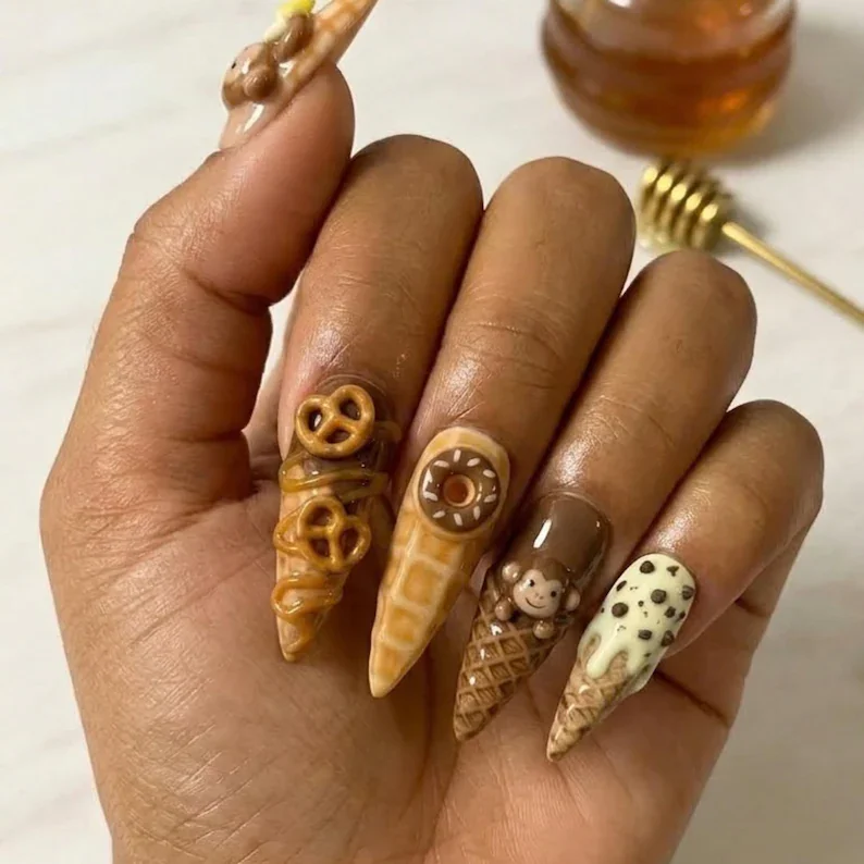 press on nails, custom press on nails, fake nails, Nails Art, stained glass nails, gold press on nails, 3d press on nails, luxury press on nails, handmade press on nails
