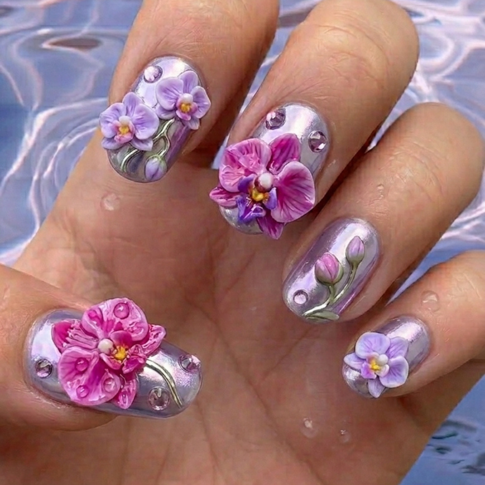 press on nails, custom press on nails, fake nails, Nails Art, stained glass nails, gold press on nails, 3d press on nails, luxury press on nails, handmade press on nails