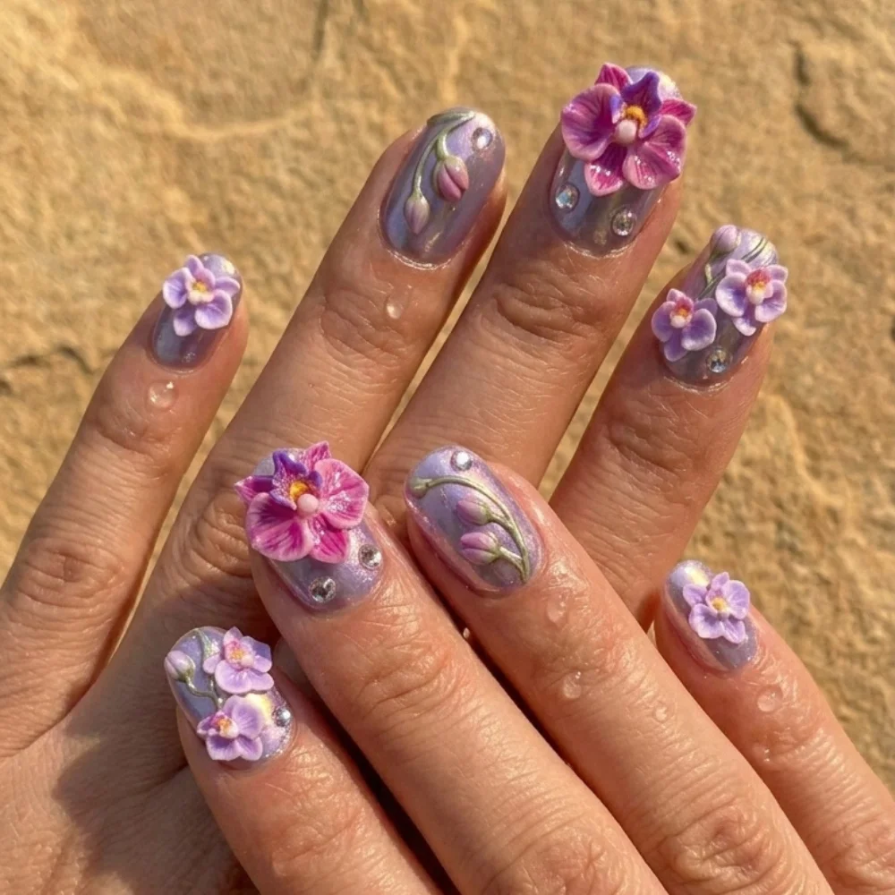 press on nails, custom press on nails, fake nails, Nails Art, stained glass nails, gold press on nails, 3d press on nails, luxury press on nails, handmade press on nails