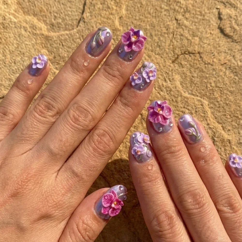 press on nails, custom press on nails, fake nails, Nails Art, stained glass nails, gold press on nails, 3d press on nails, luxury press on nails, handmade press on nails